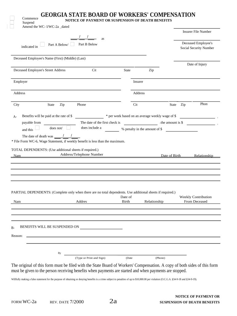 Georgia Suspension  Form