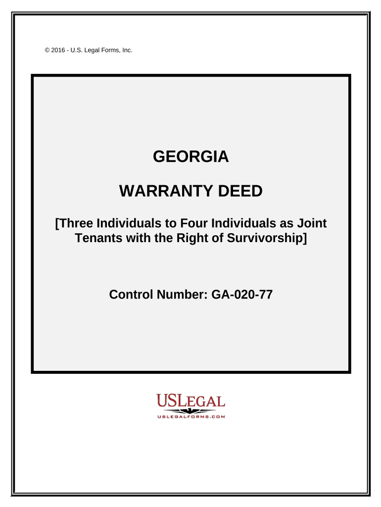 Ga Warranty Deed  Form