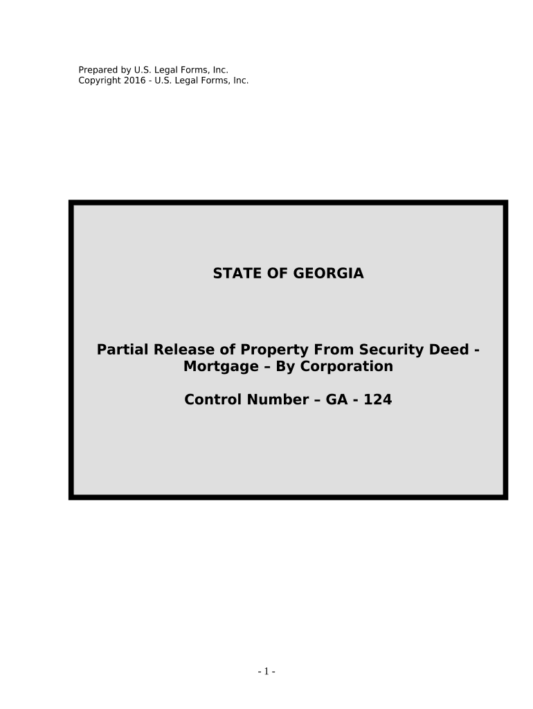 Property Security Deed  Form