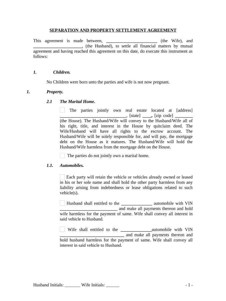 Ga Legal Property  Form