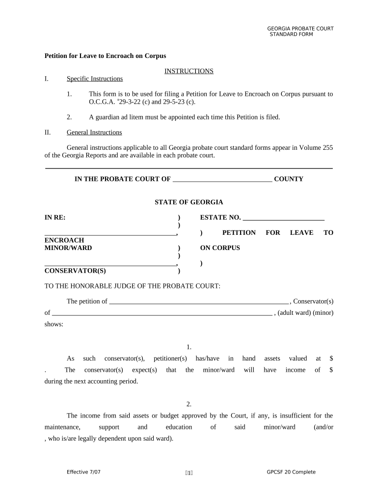 Ga Leave  Form