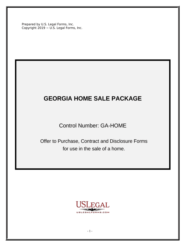 Real Estate Home Sales Package with Offer to Purchase, Contract of Sale, Disclosure Statements and More for Residential House Ge  Form