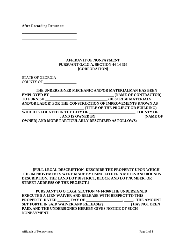 Ocga 44 14 366  Form