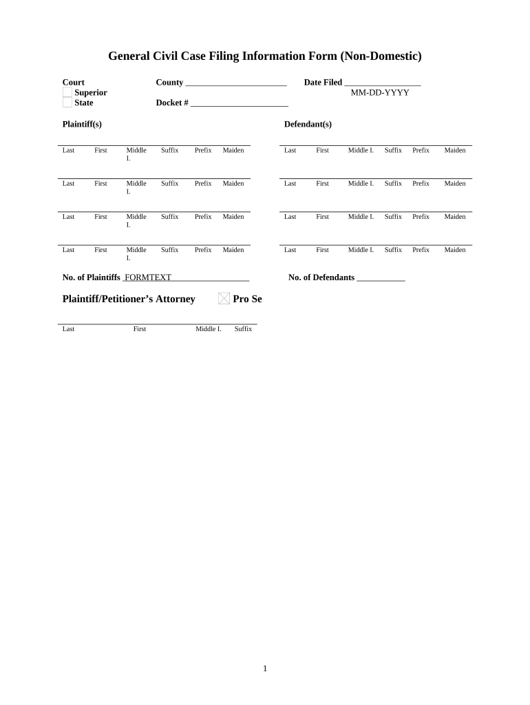 Georgia Filing Information