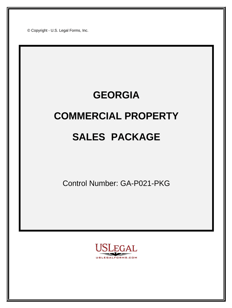 Commercial Property Sales Package Georgia  Form
