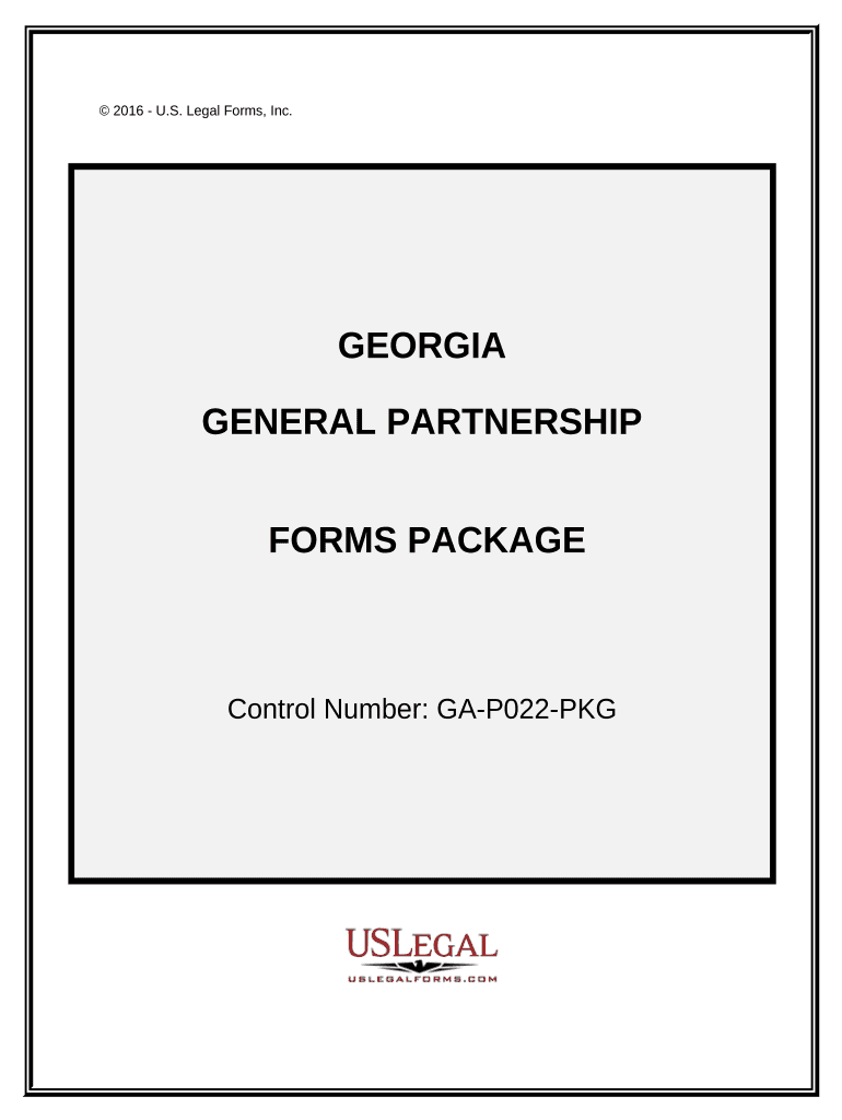 Ga Partnership  Form