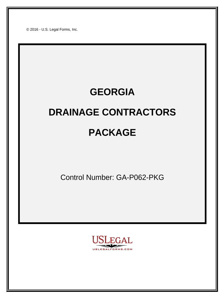 Ga Contractor  Form