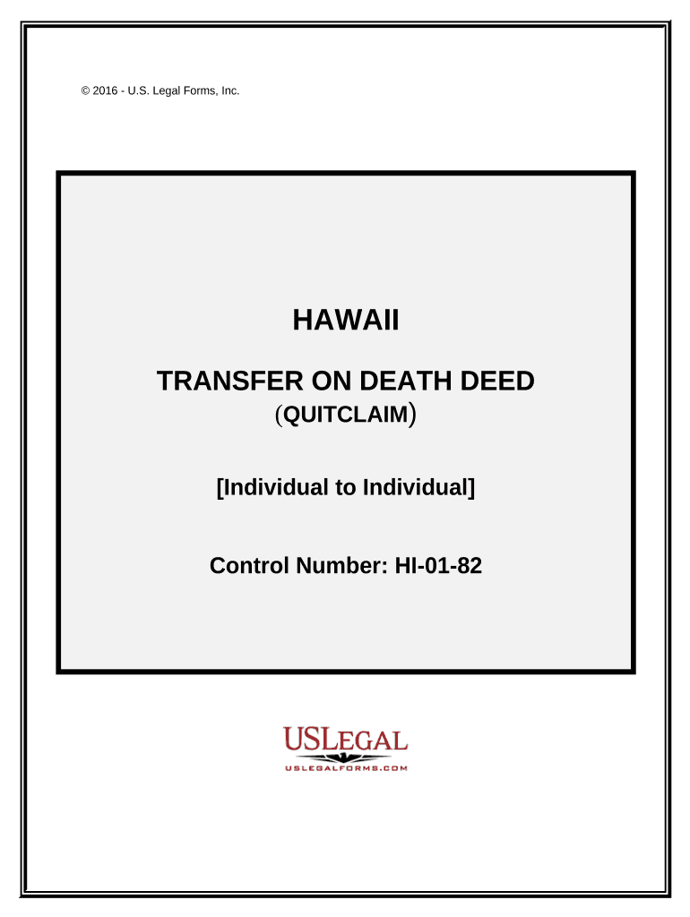 Transfer Death Deed Form
