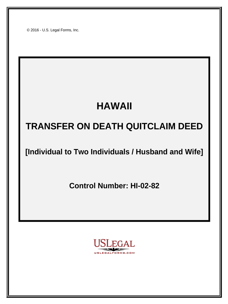 Hawaii Transfer Deed  Form