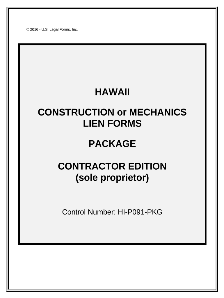 Hawaii Mechanics  Form