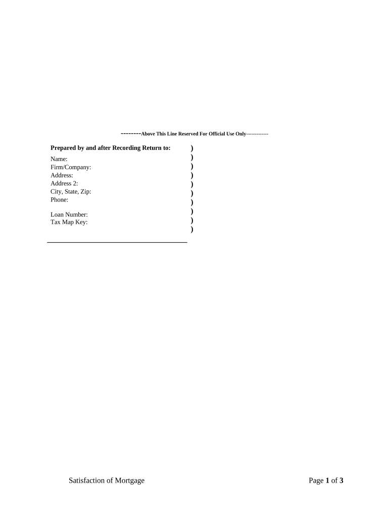 Satisfaction, Release or Cancellation of Mortgage by Corporation Hawaii  Form