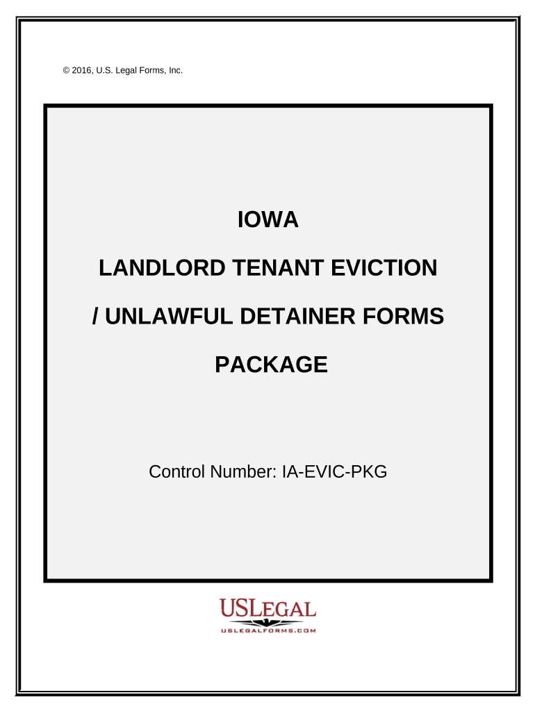 Iowa Eviction  Form