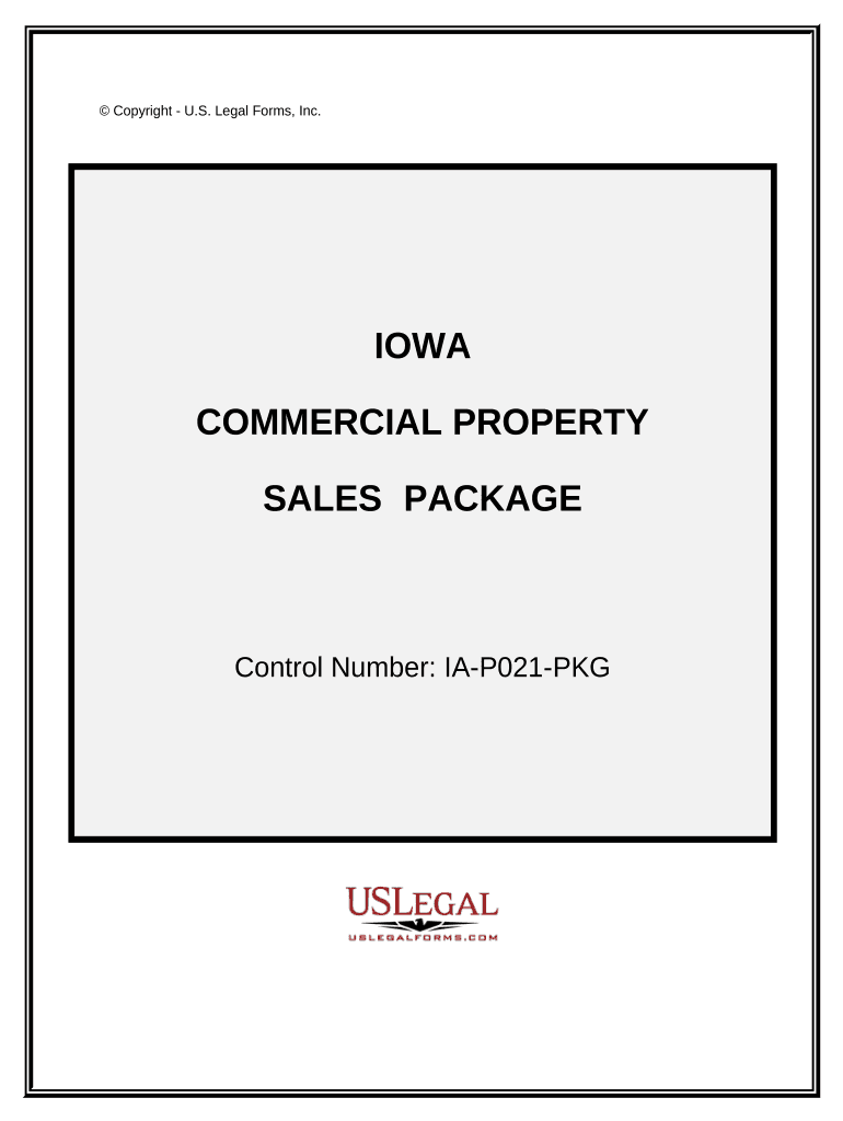 Commercial Property Sales Package Iowa  Form