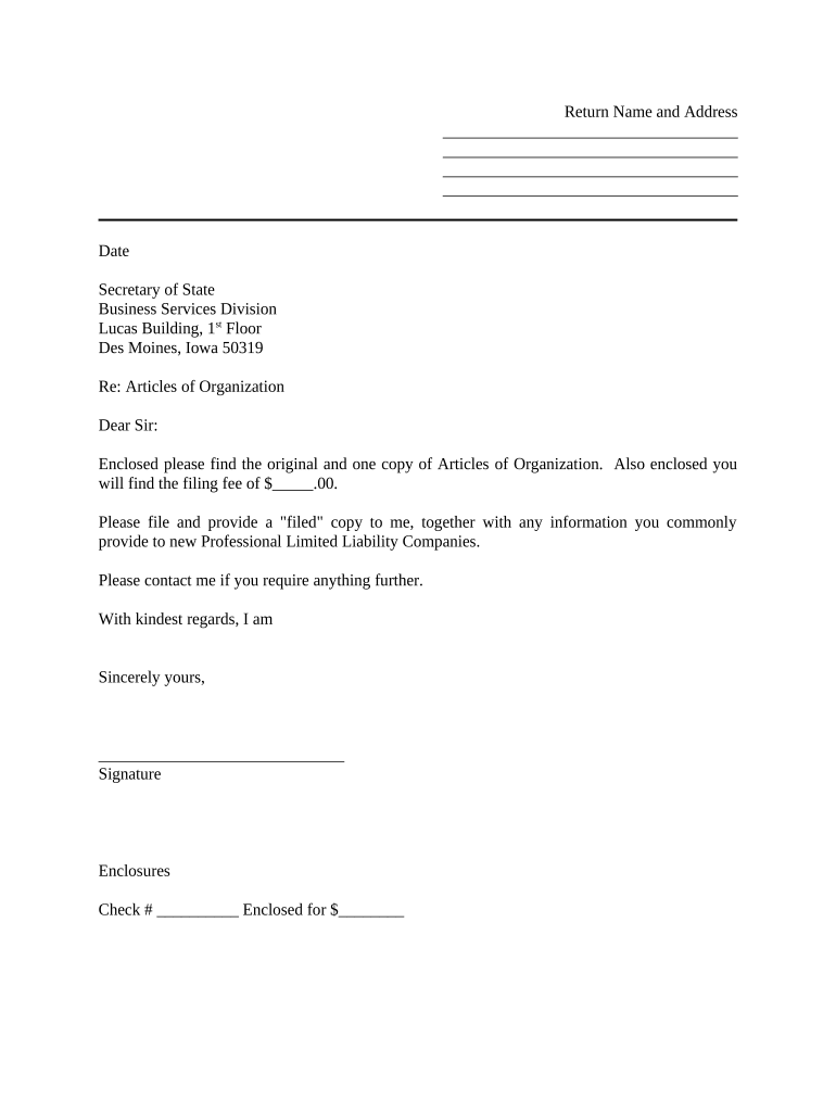 Sample Transmittal Letter Template  Form