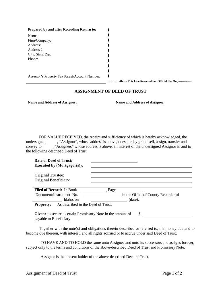 Idaho Corporate  Form