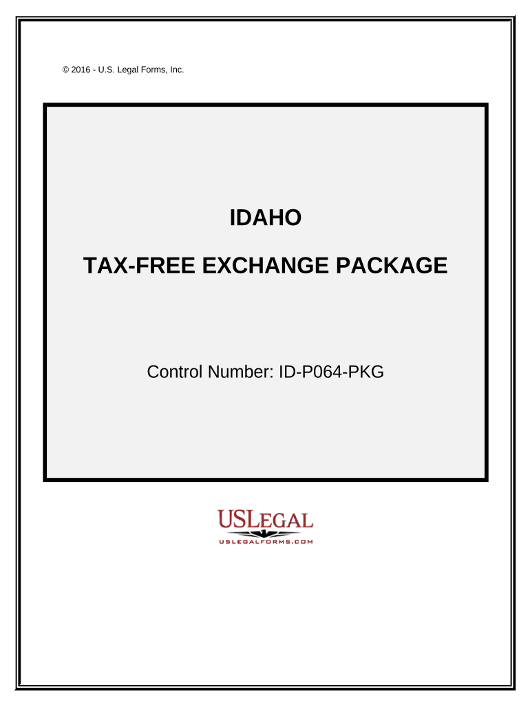 Tax Exchange Package Idaho  Form