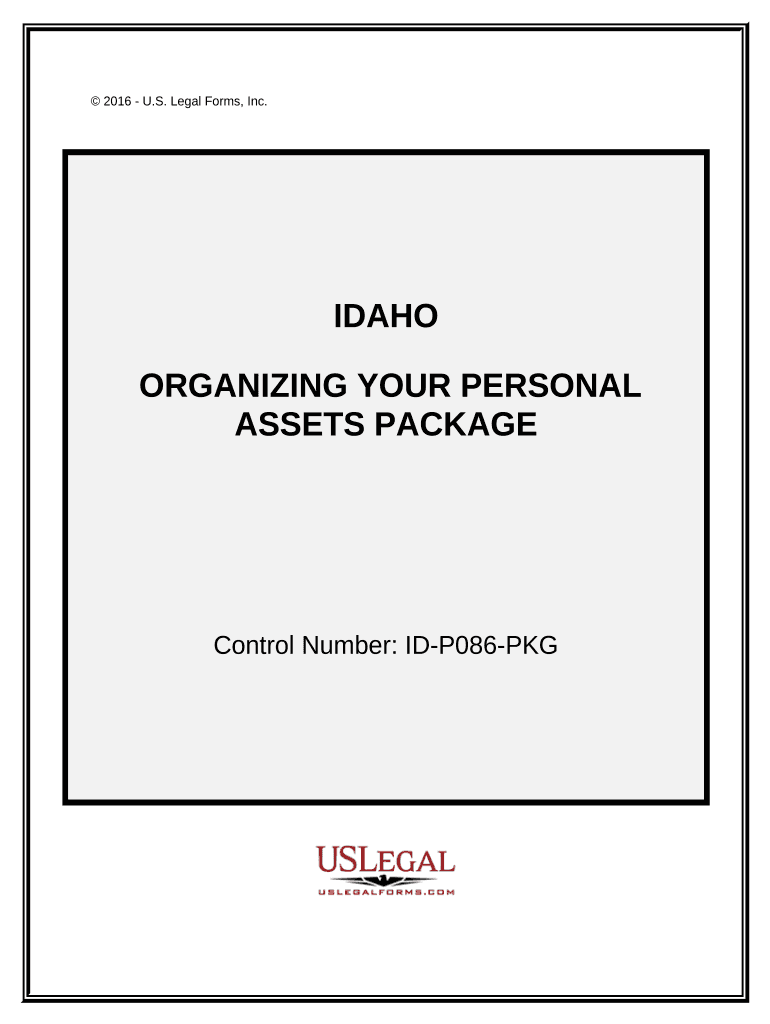 Idaho Assets  Form