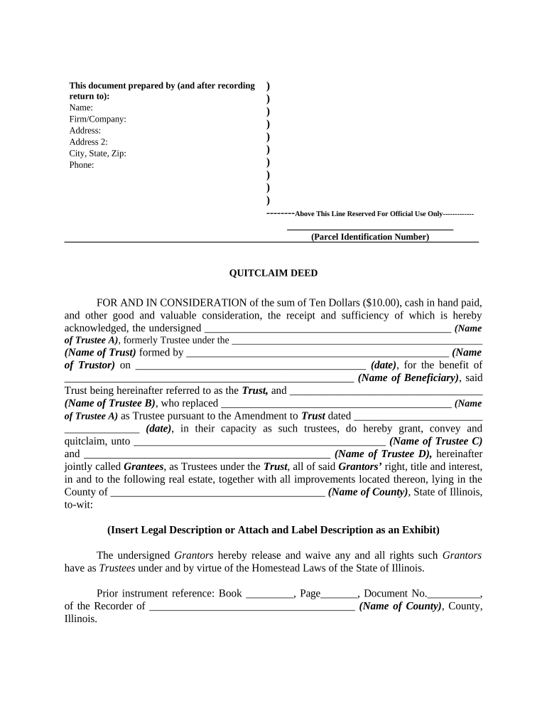 Trustee Trustees  Form