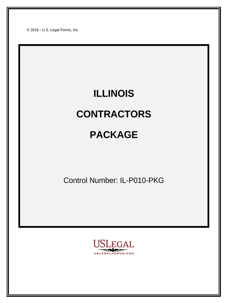 Contractors Forms Package Illinois