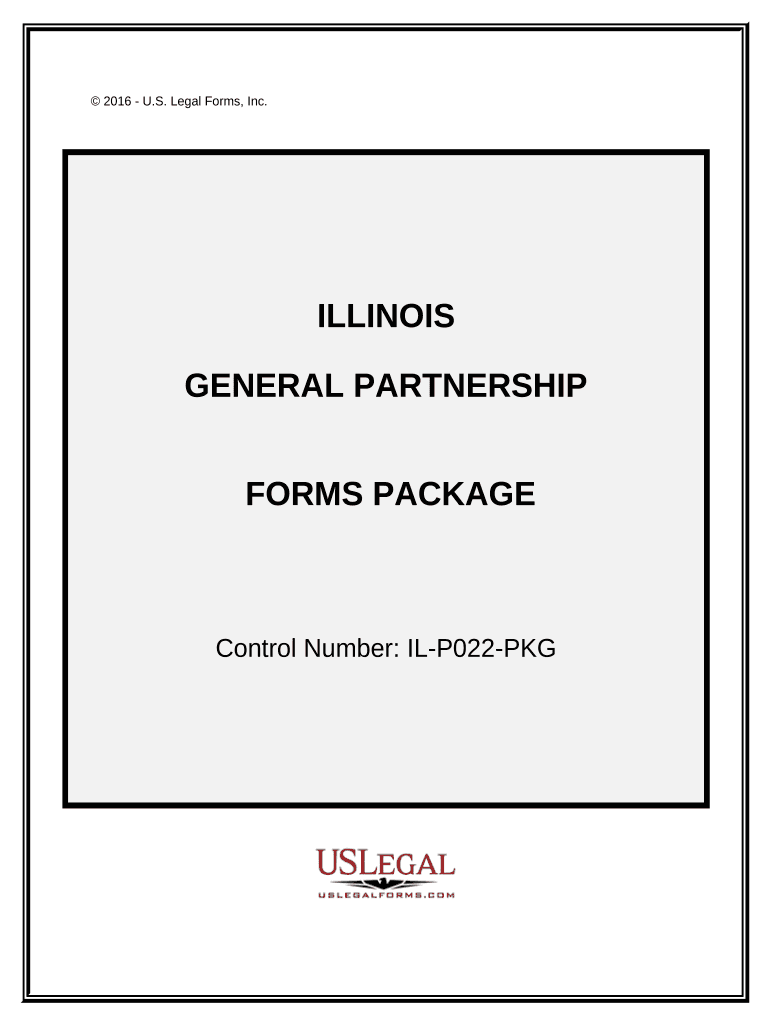 General Partnership Package Illinois  Form