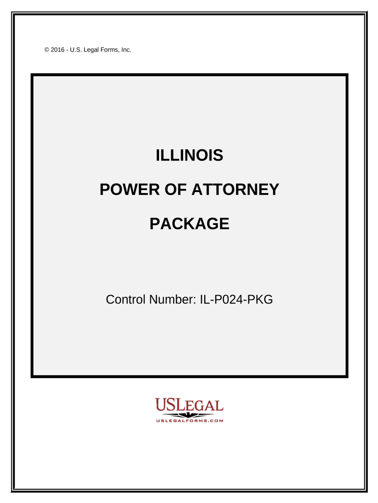 Power of Attorney Forms Package Illinois