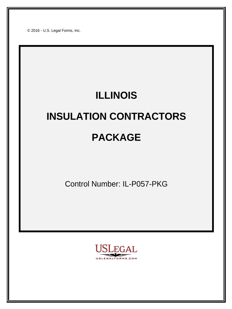 Insulation Contractor Package Illinois  Form