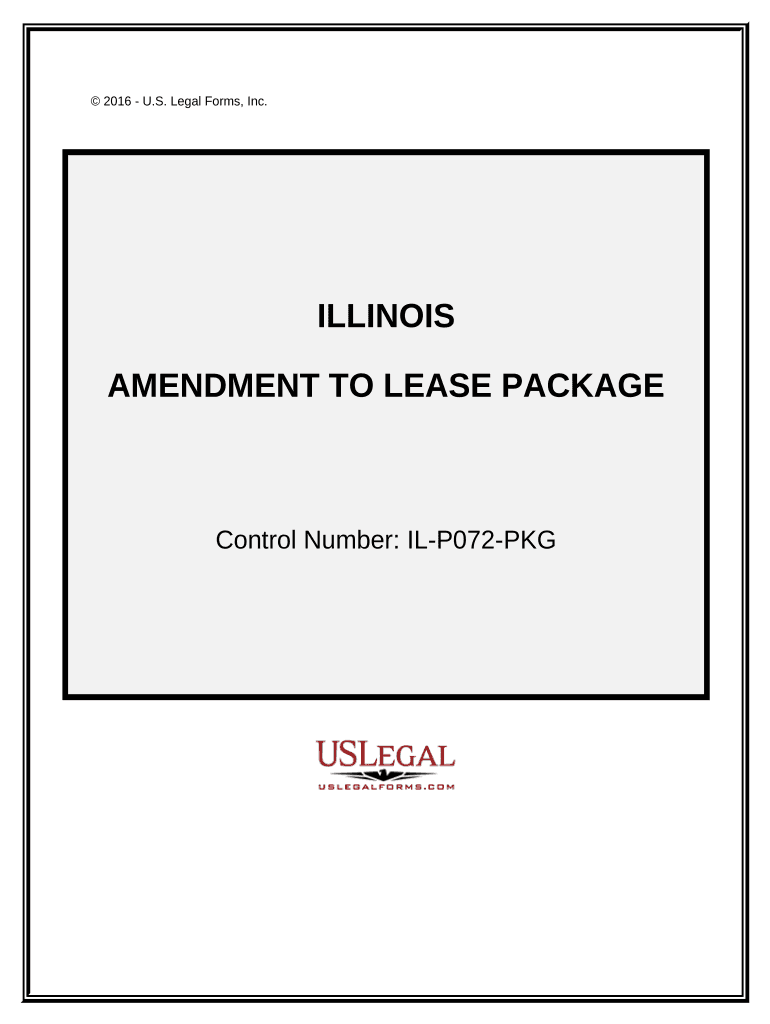 Amendment of Lease Package Illinois  Form