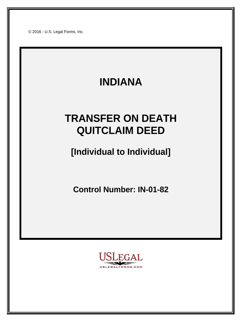 Transfer Death Deed in  Form