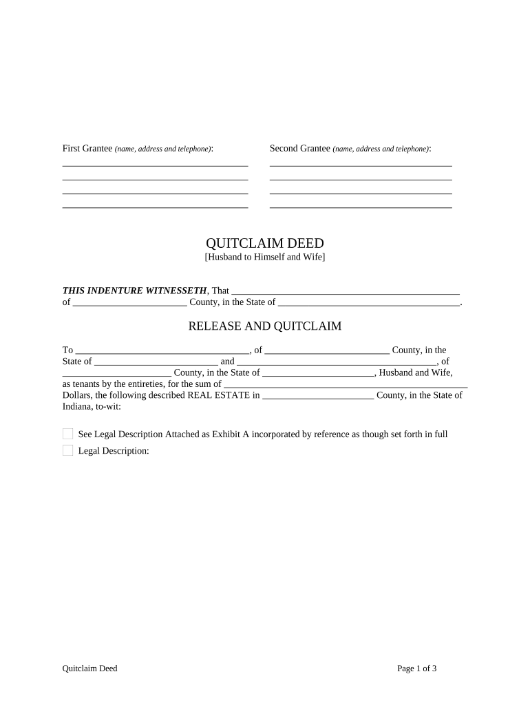 Husband Wife Property  Form