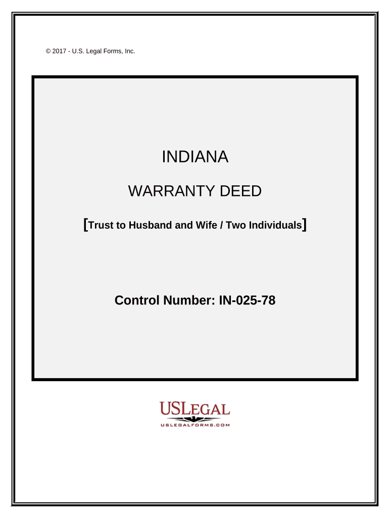 Indiana Deed Trust  Form