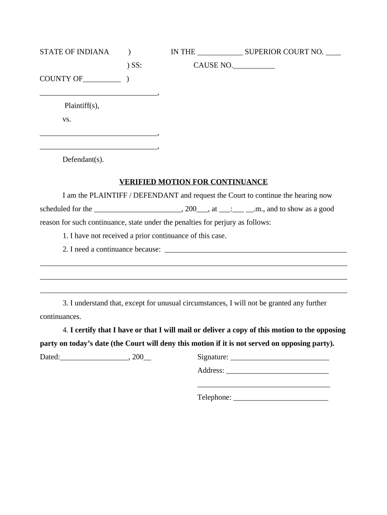 indiana-continuance-document-form-fill-out-and-sign-printable-pdf