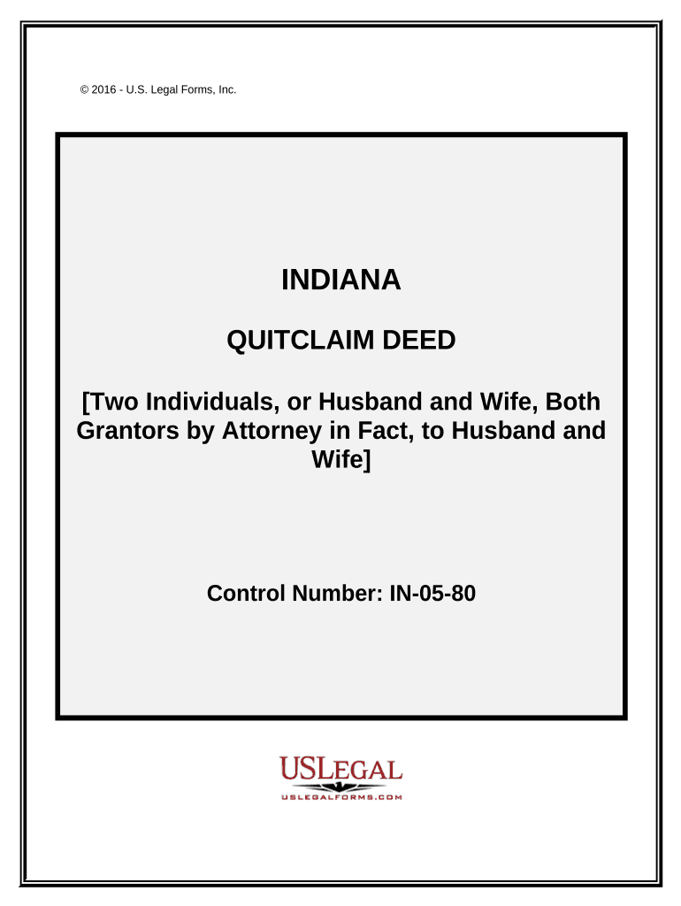 Quitclaim Deed Attorney  Form
