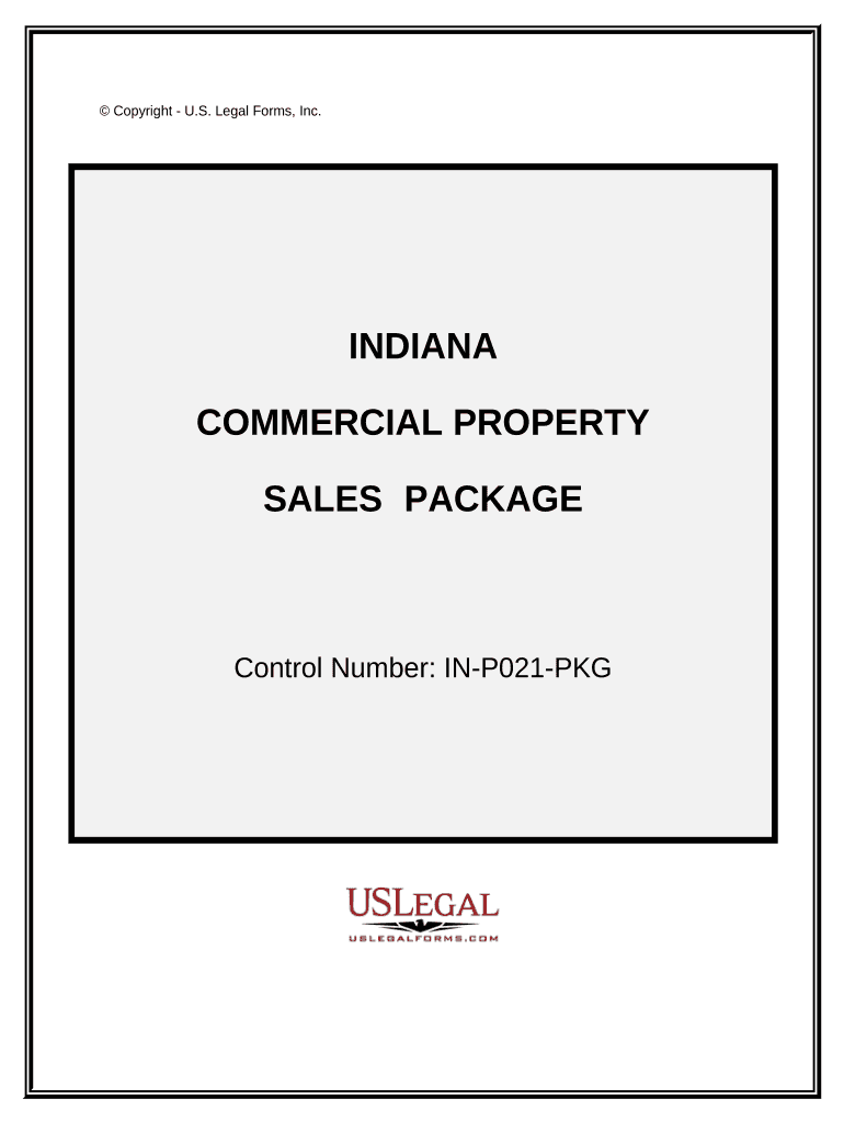 Commercial Property Sales Package Indiana  Form