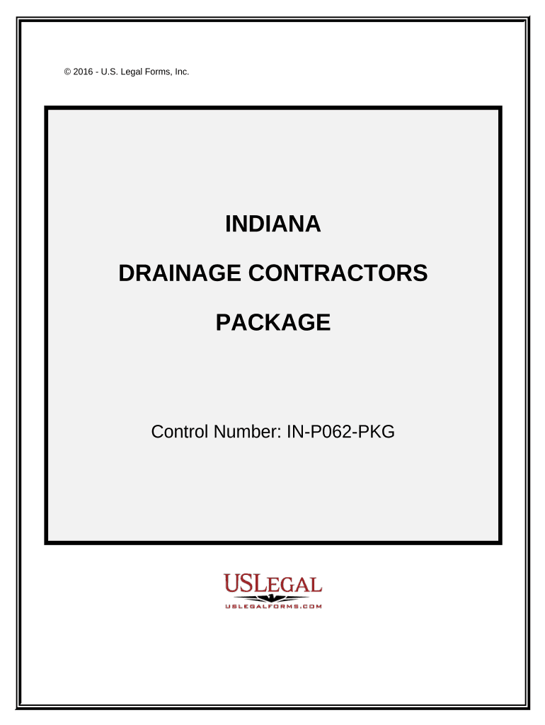 Indiana Drainage  Form