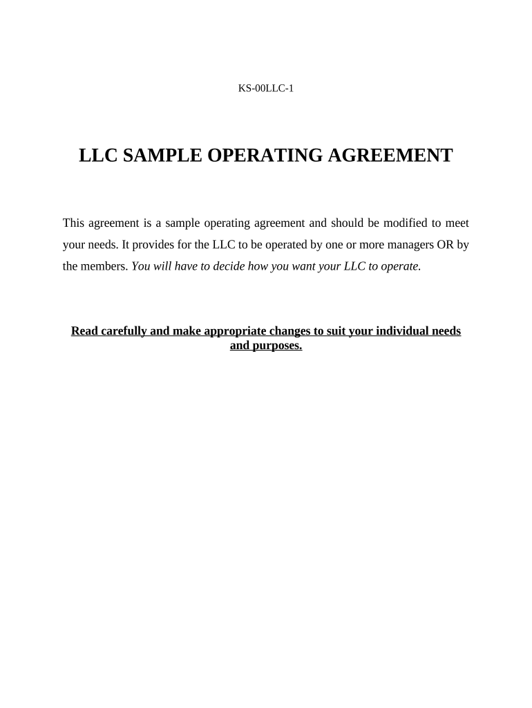 Ks Llc  Form