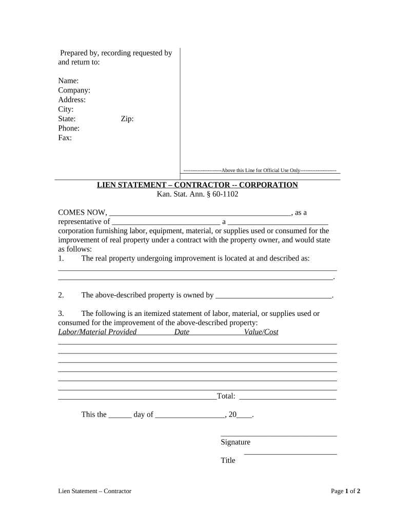 Ks Corporation  Form