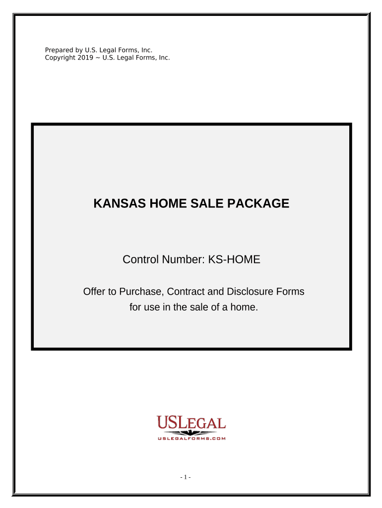 Real Estate Home Sales Package with Offer to Purchase, Contract of Sale, Disclosure Statements and More for Residential House Ka  Form