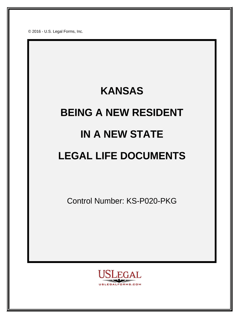 New State Resident Package Kansas  Form