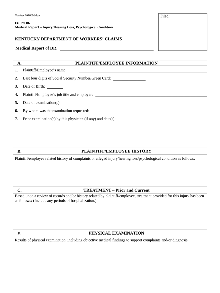 Kentucky Report Injury  Form