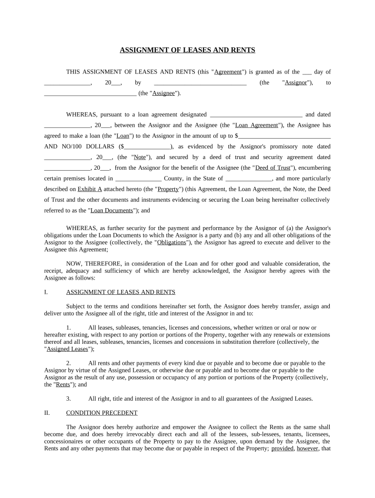 Kentucky Assignment  Form