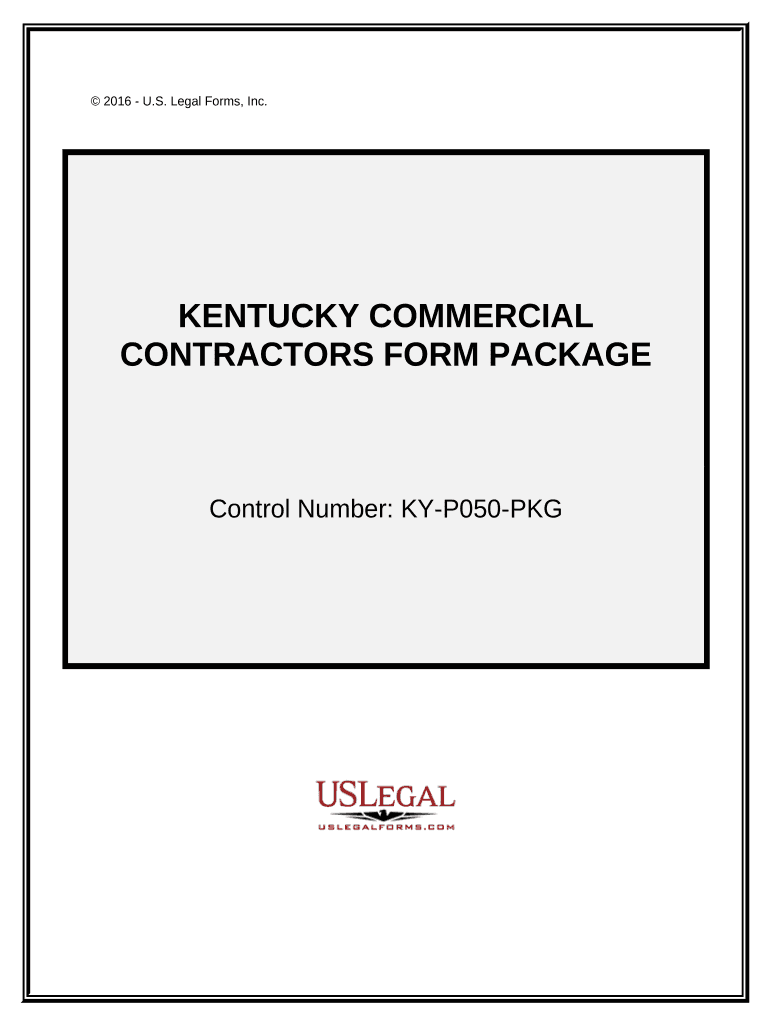 Commercial Contractor Package Kentucky  Form