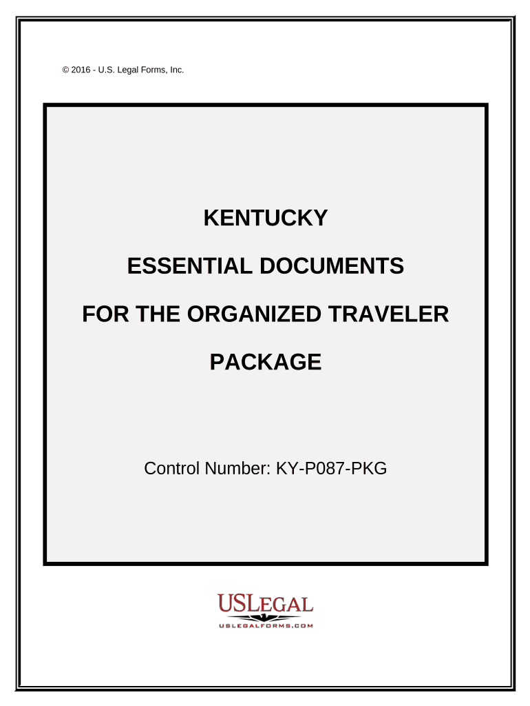 Kentucky Organized  Form