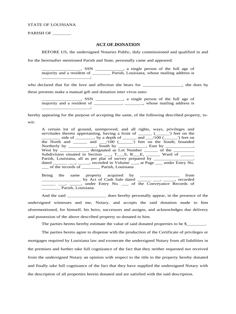 act-of-donation-real-estate-from-one-individual-to-one-individual