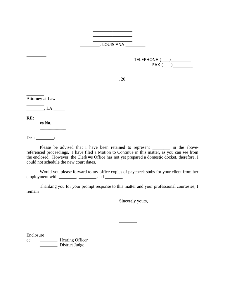 Counsel Request  Form