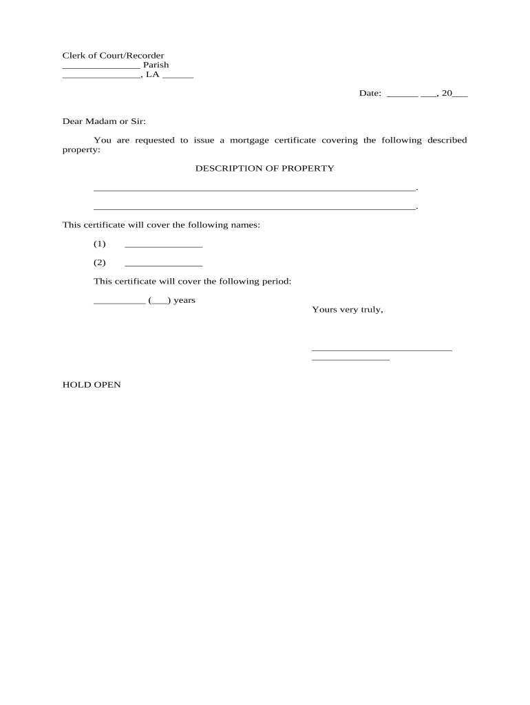 Letter Court Requesting  Form