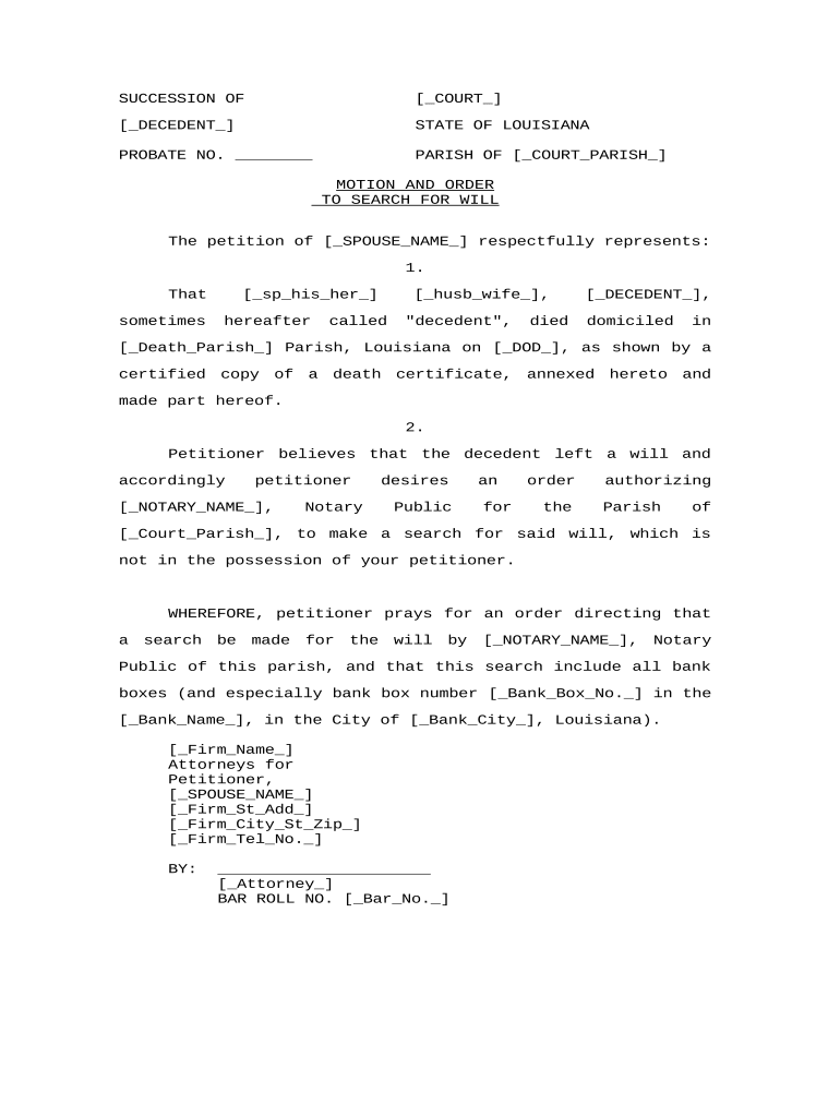 La Notary  Form