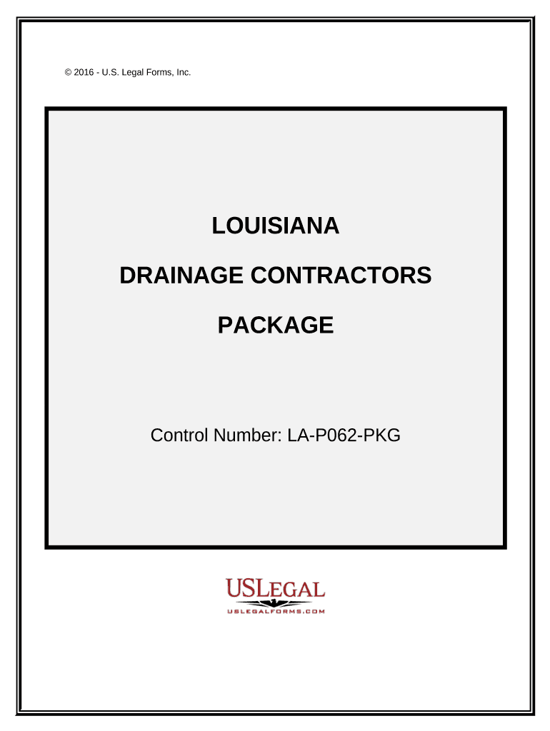 Louisiana Drainage  Form