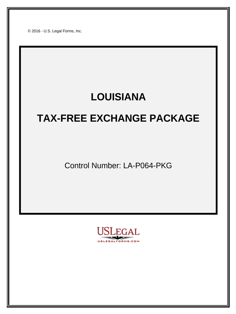Tax Exchange Package Louisiana  Form