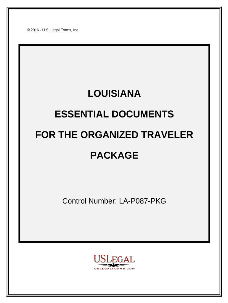 Louisiana Organized  Form