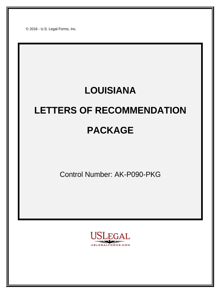 Louisiana Recommendation  Form